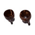 Coconut Shell Tea Cups - Set of 4